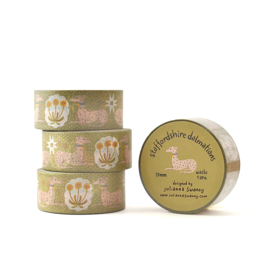 Staffordshire Dalmatians Washi Tape