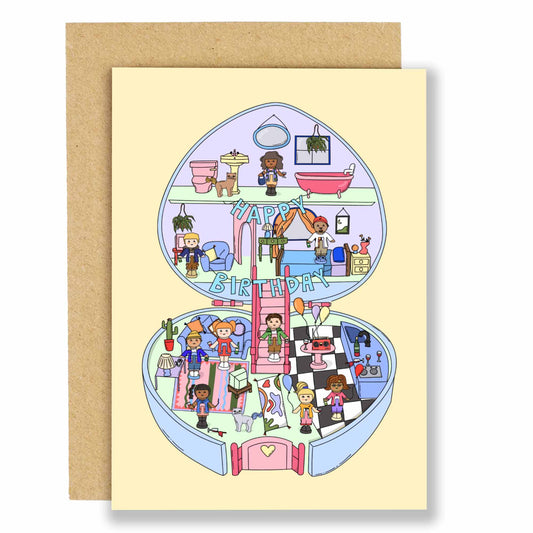 Polly's House Birthday Card