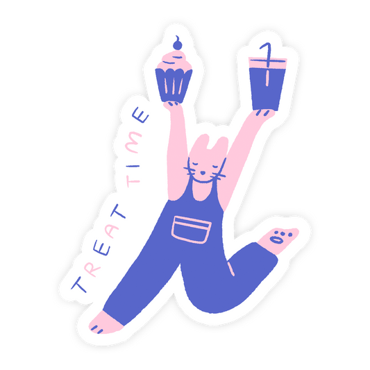 Treat Time Sticker