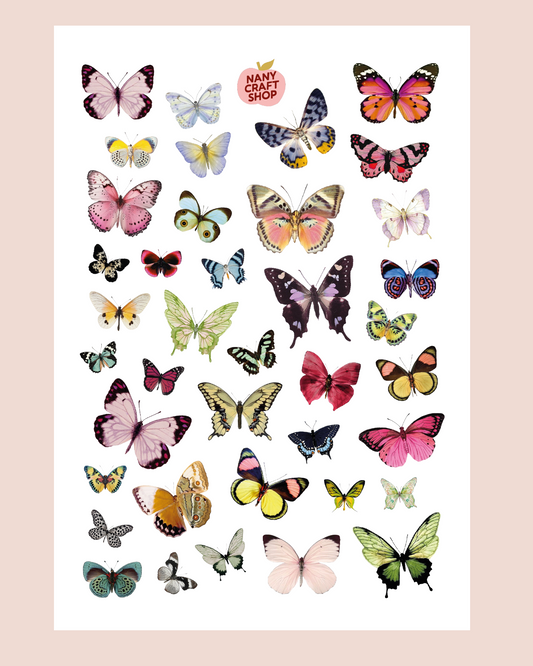 Butterfly Sticker Sheet