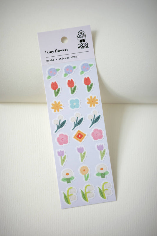 Tiny Flower Washi Mini Sticker Sheet