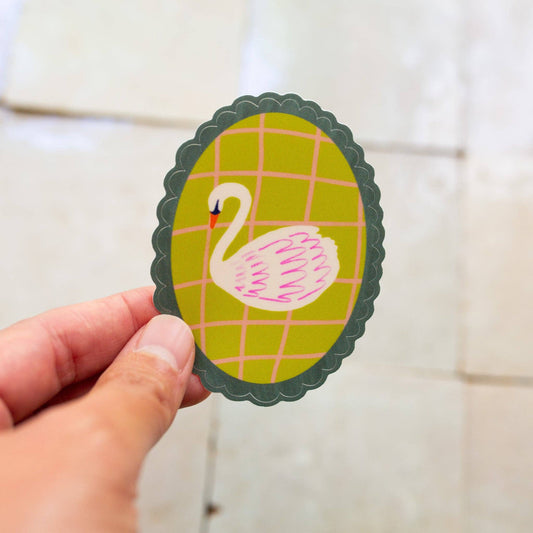 Swan Sticker
