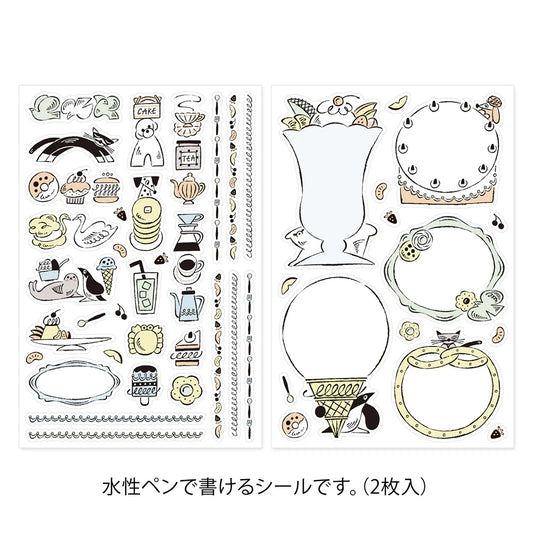 Yuru Log Sweets and Animals Sticker Sheet