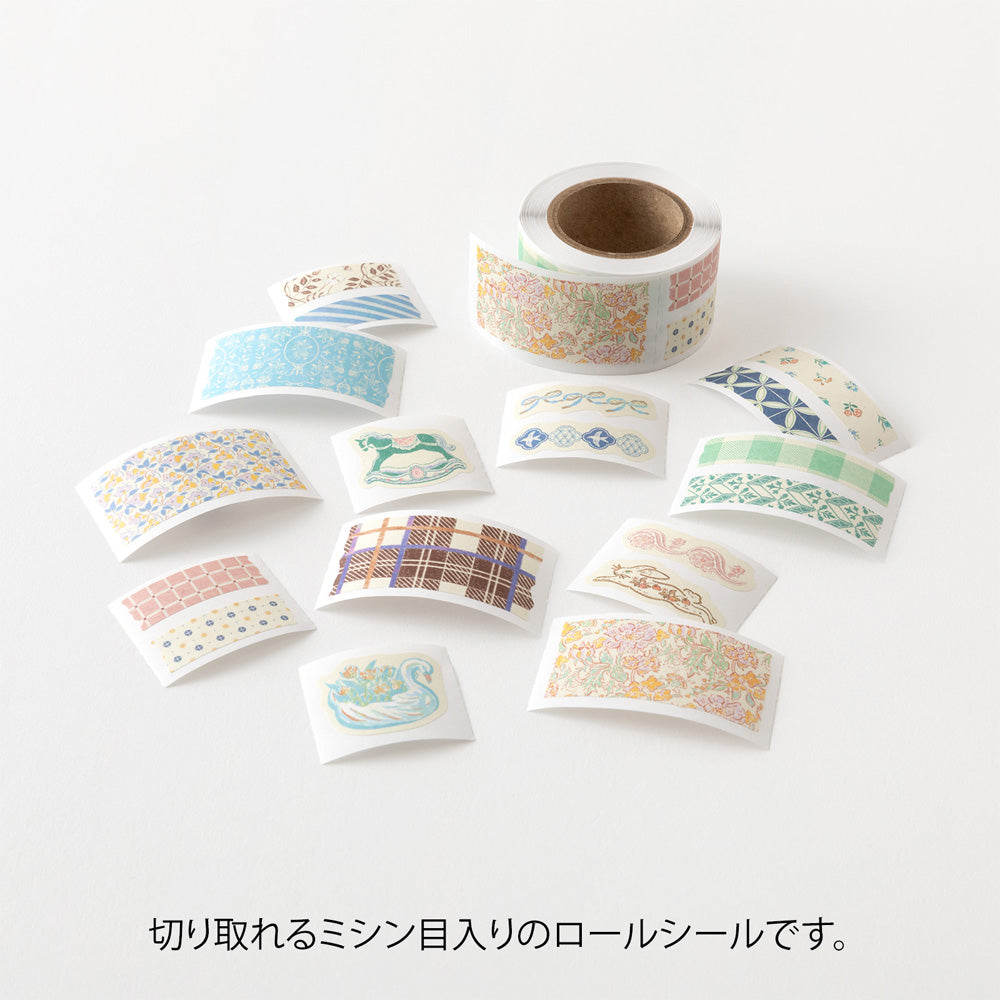 Yuru Log Antique Sticker Roll