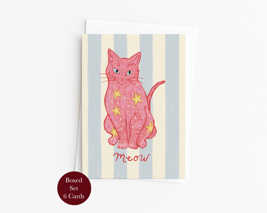 Meow Mini Card - Boxed Set of 6