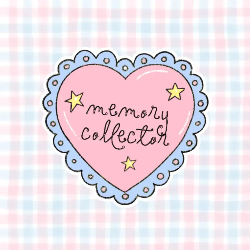 Memory Collector Heart Vinyl Sticker