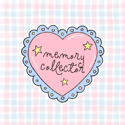 Memory Collector Heart Vinyl Sticker