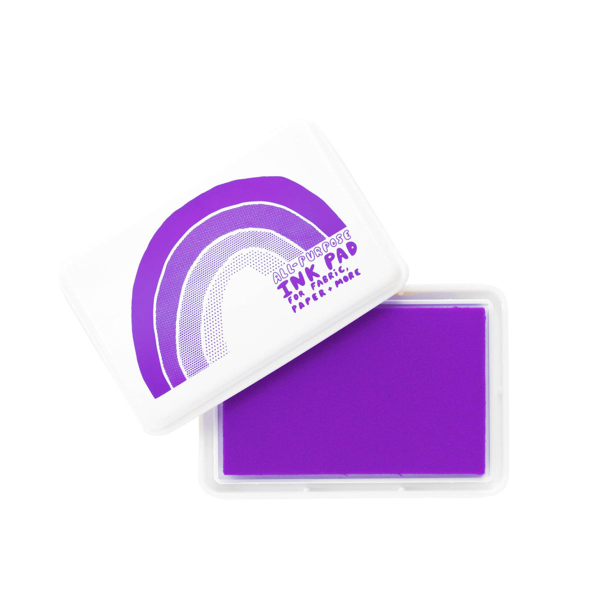Purple All Purpose Stamp Ink Pad | Permanent Waterproof Ink