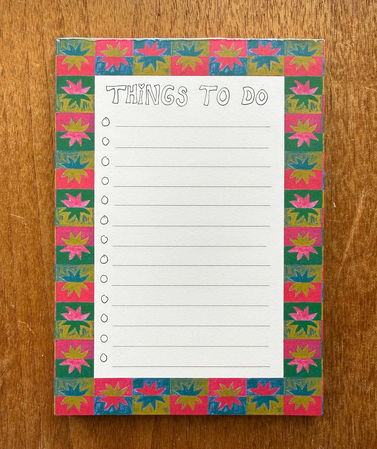 Things To Do notepad