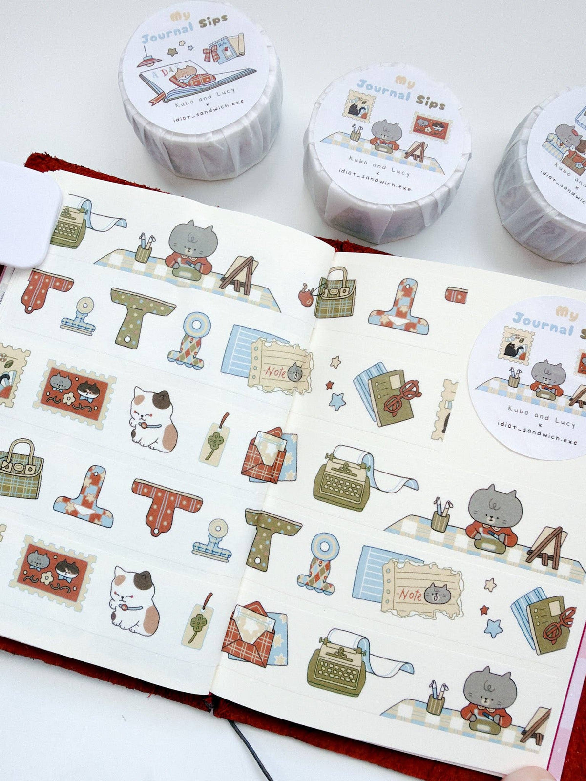 My Journal Sips Washi Tape