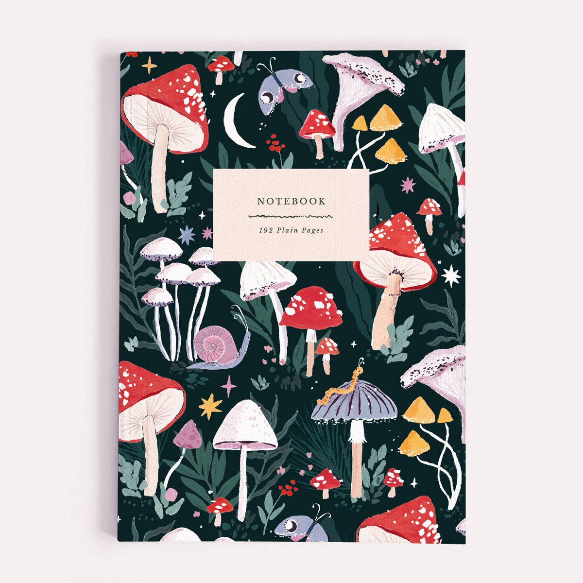 Mushrooms Notebook | Plain Page Journal
