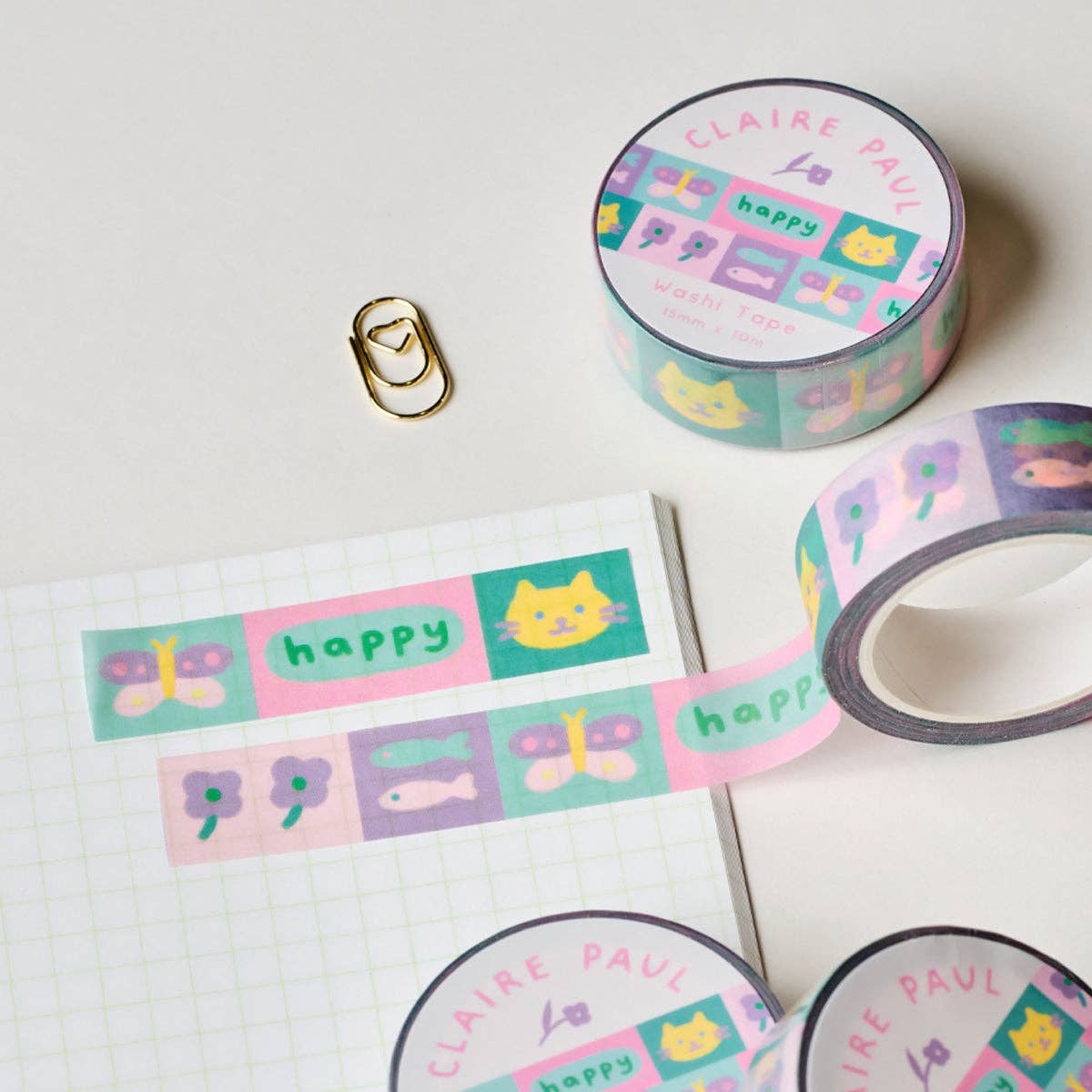 Happy Charms Washi Tape