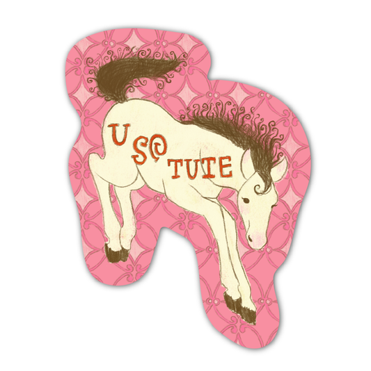 U SO TUTE HORSE! Sticker