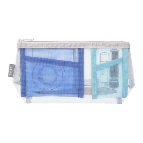 Midori Blue Mesh Pen and Tool Pouch