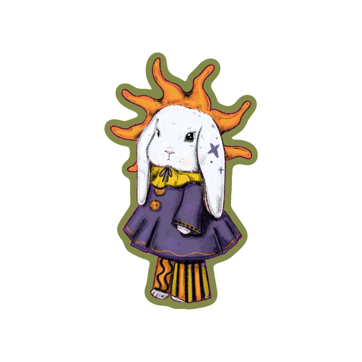 Sun Bunny Sticker