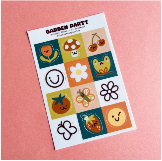 Garden Party Sticker Sheet