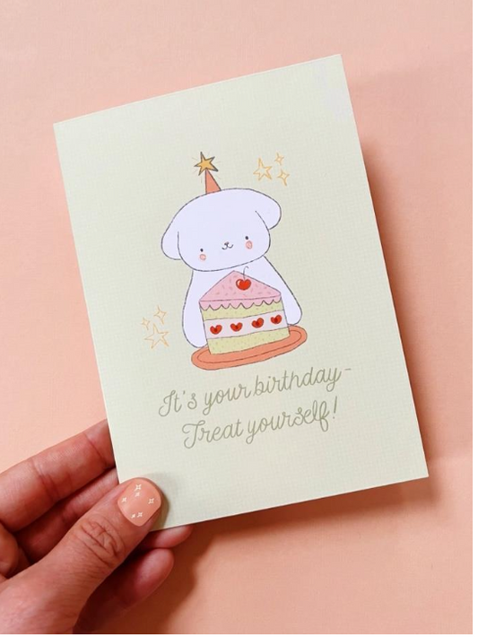Treat Yourself Birthday Card