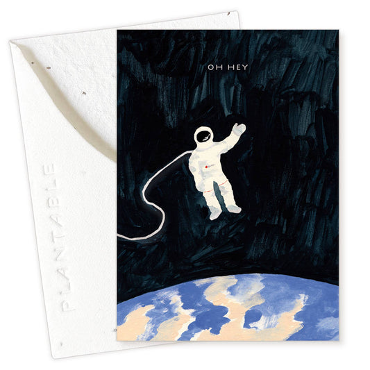 Astronaut Oh Hey Mini Card