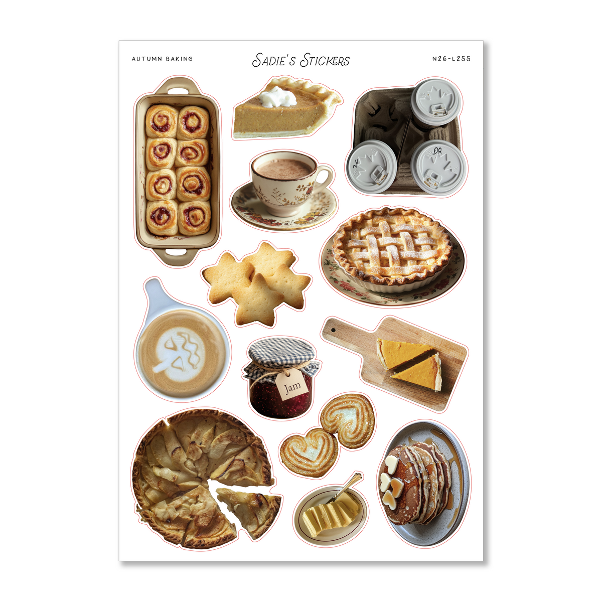 Autumn Baking • The Autumn Edit Sticker Sheet