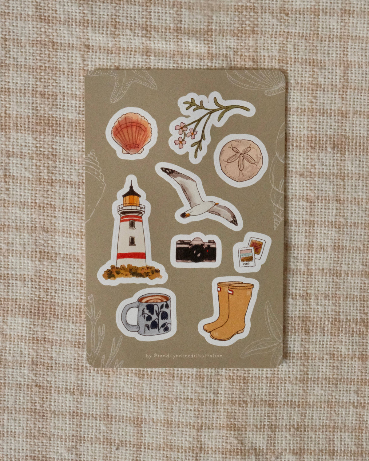 August Coast Sticker Sheet
