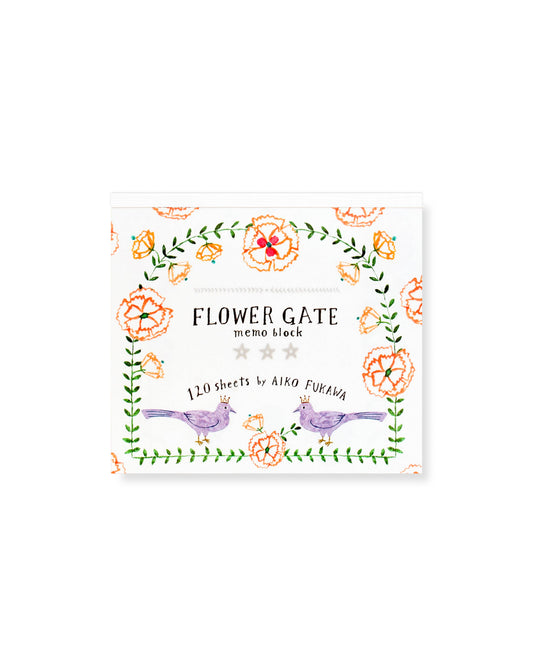 Flower Gate Memo Pad
