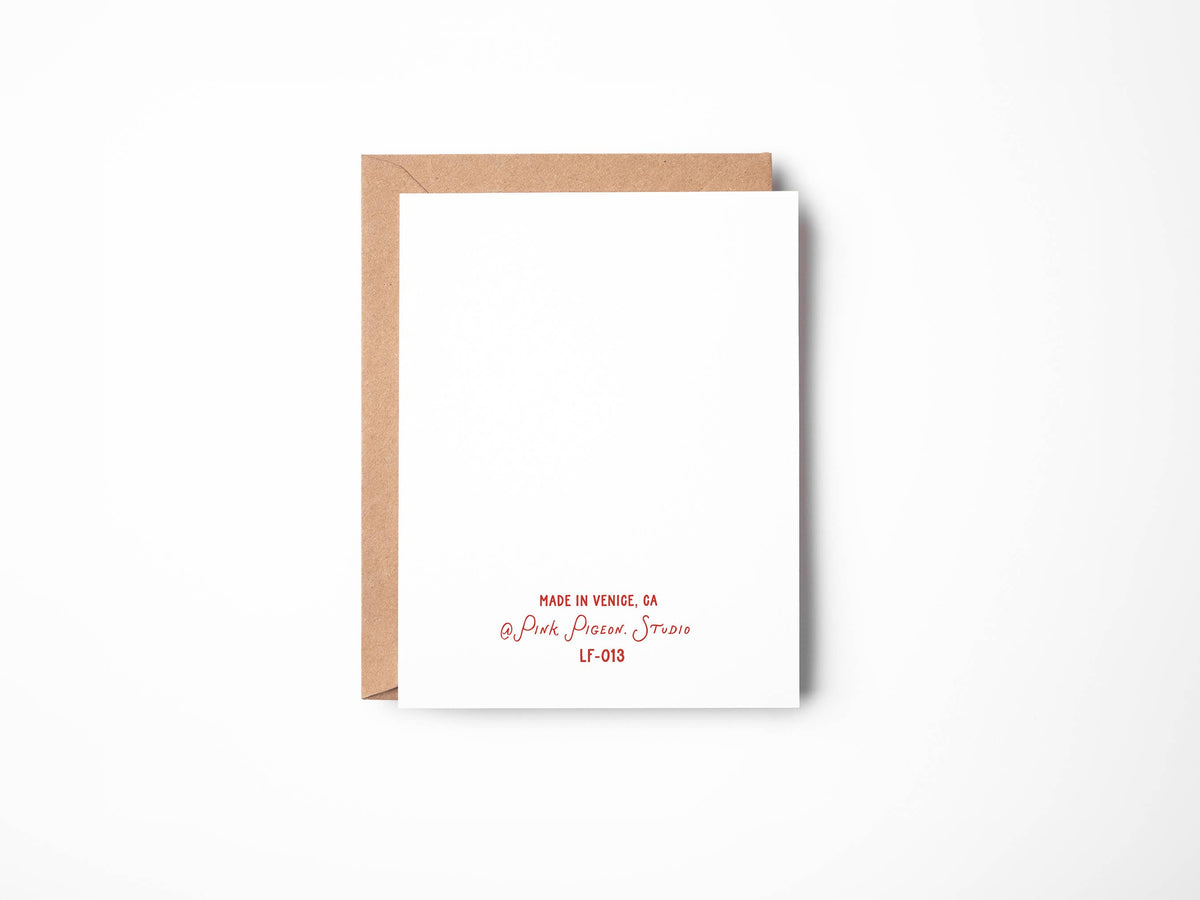 Slow Blink Cat Card