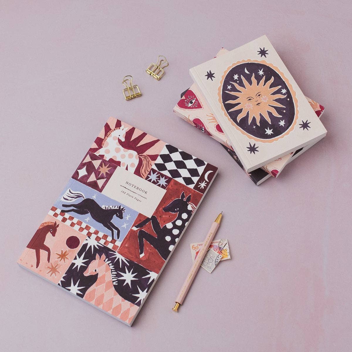 Smiling Sun Mini Blank Journal