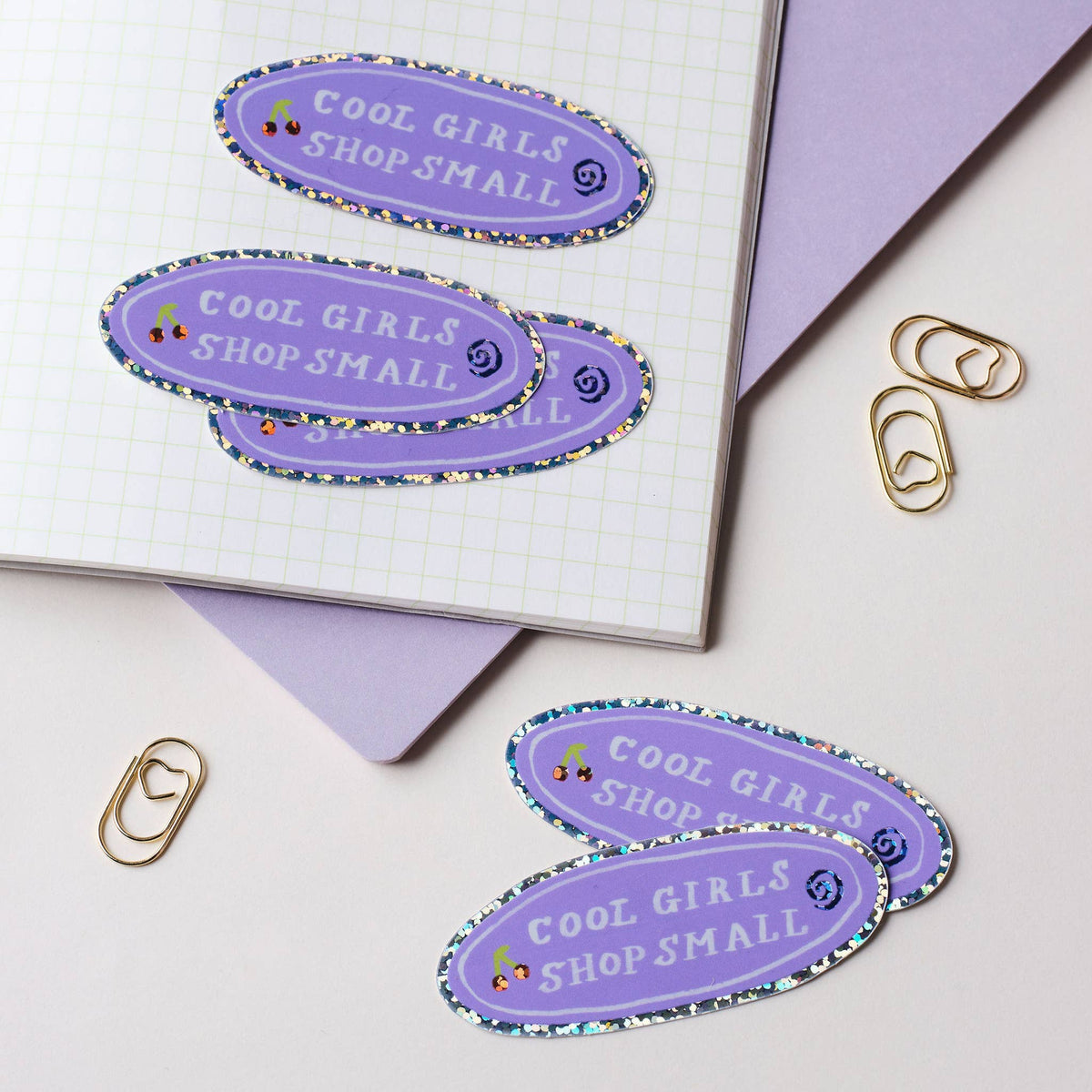 Cool Girls Shop Small Holographic Sticker