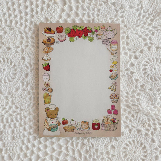 Breakfast Bear Notepad