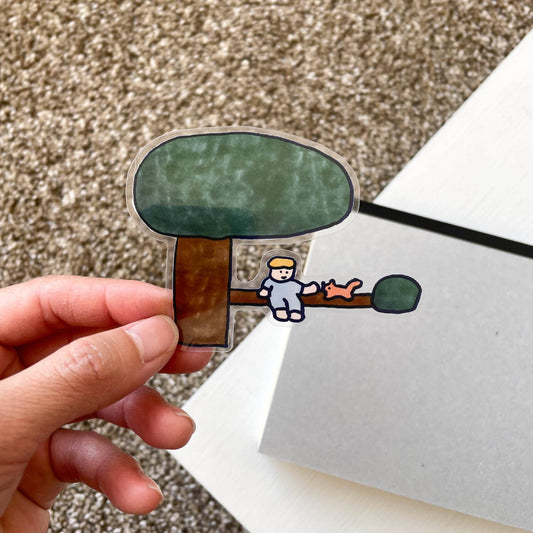Sitting in a Tree Sticker