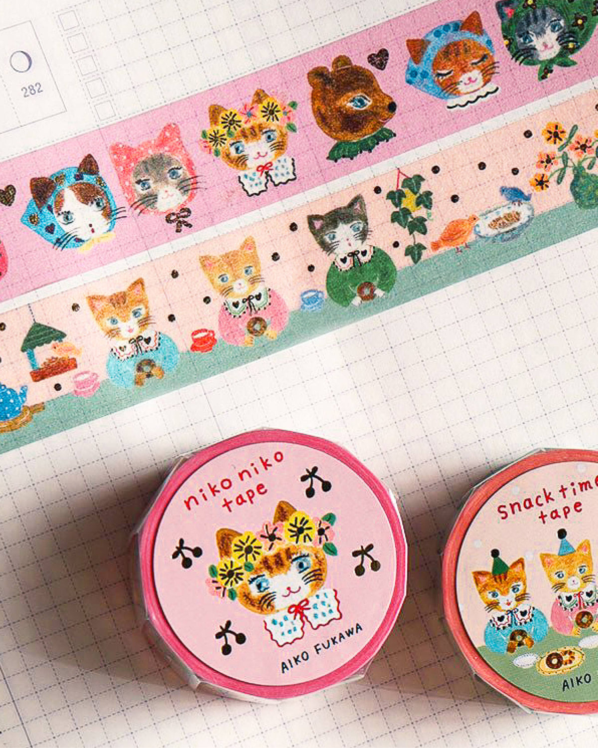 Snack Time Gold Foil Washi Tape