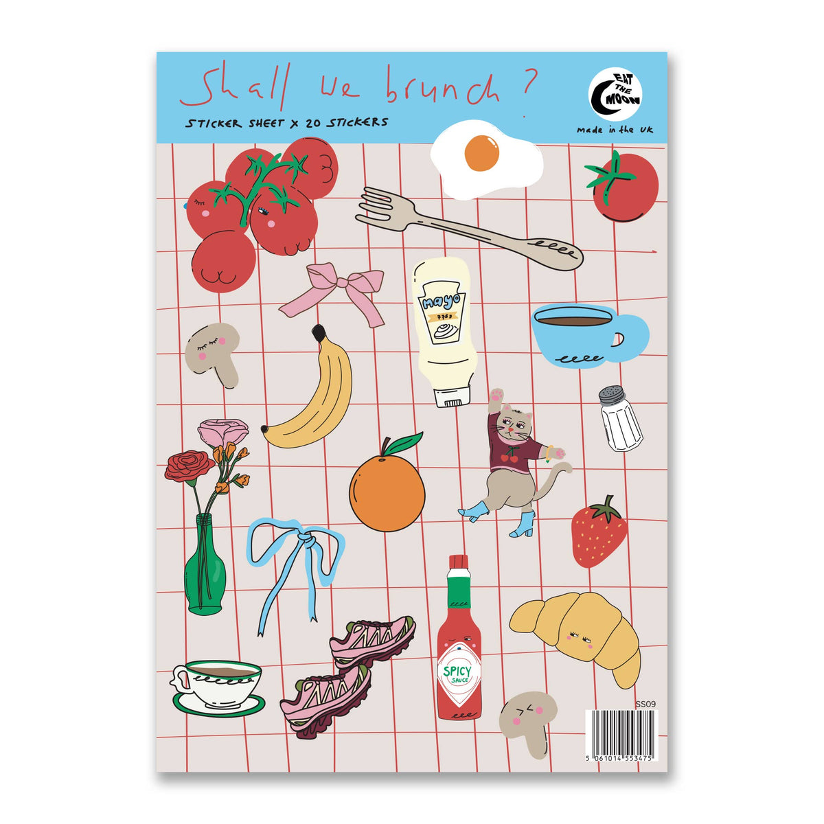 Shall We Brunch? A6 Sicker Sheet