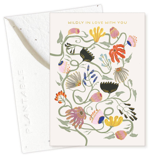 Wildly In Love Mini Card