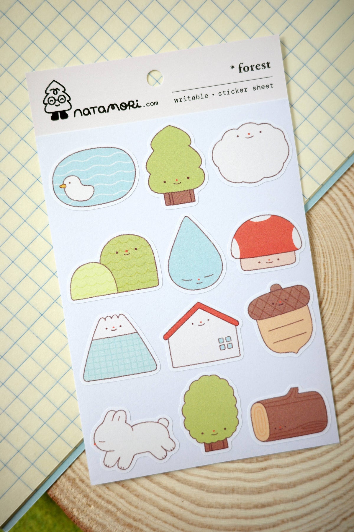 Forest Writable Sticker Sheet