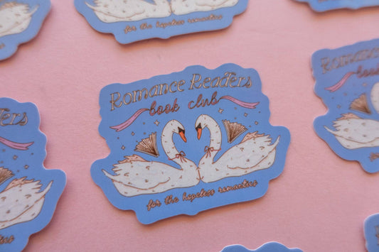 Romance Readers Club Sticker