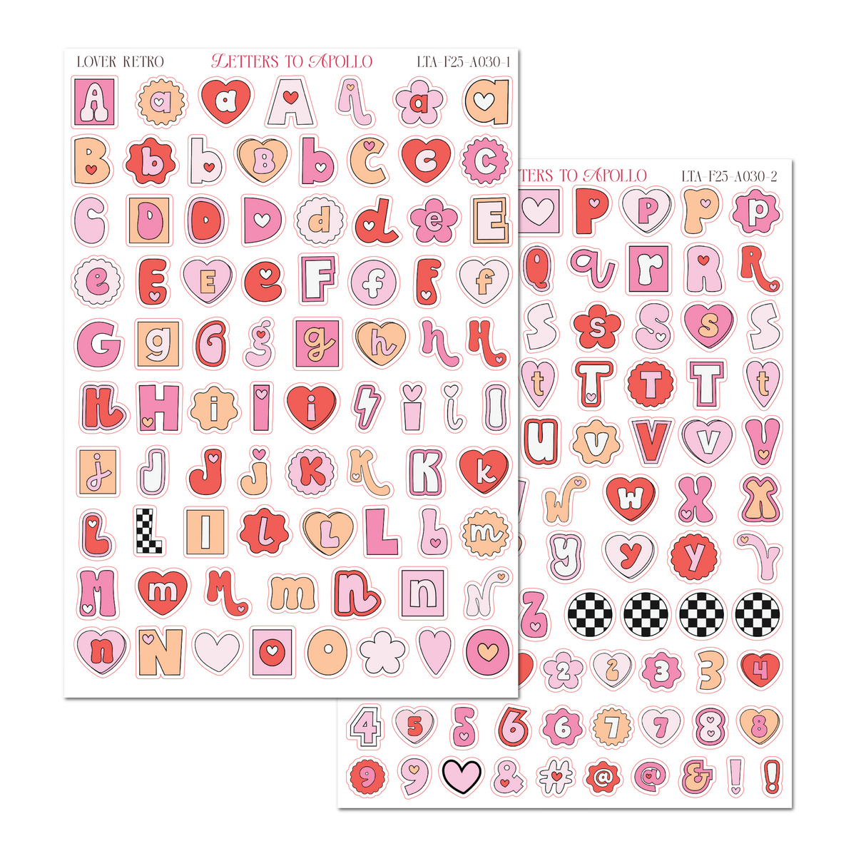 Lover Retro Letters