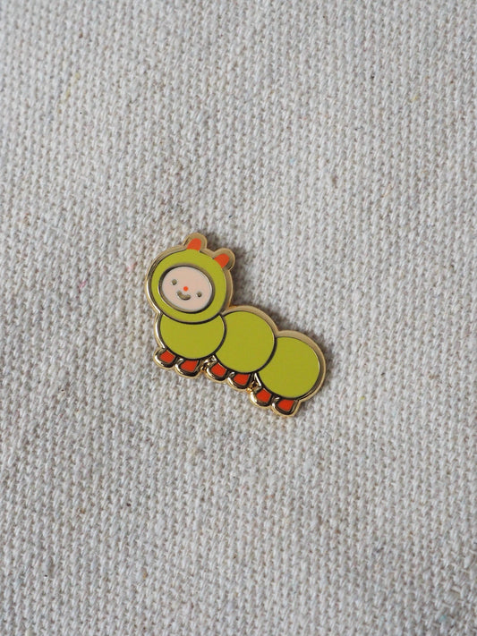 Caterpillar Enamel Pin