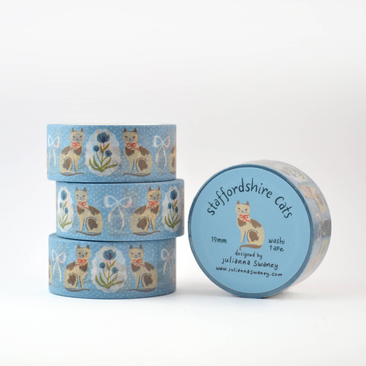 Staffordshire Cat Washi Tape