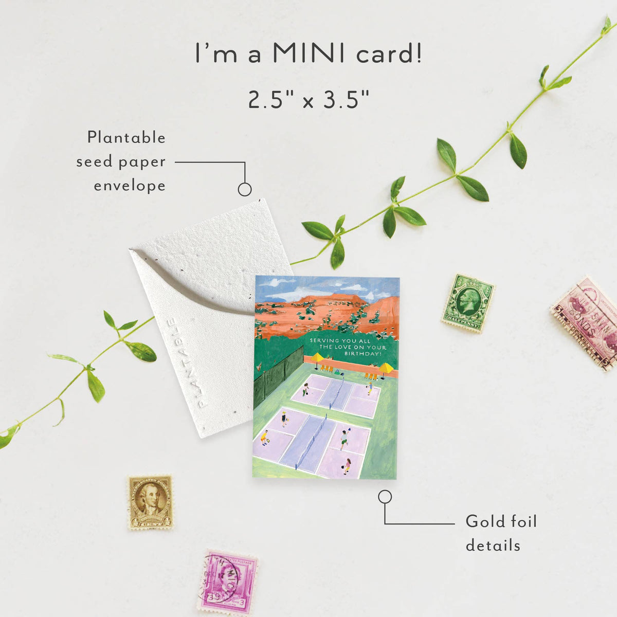 Pickleball Mini Card