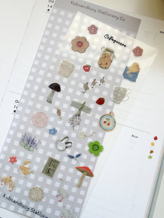 Cottagecore Sticker Sheet