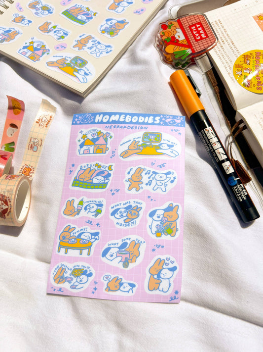 Homebodies Sticker Sheet
