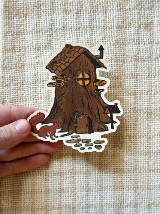 Cozy House Vinyl Sticker