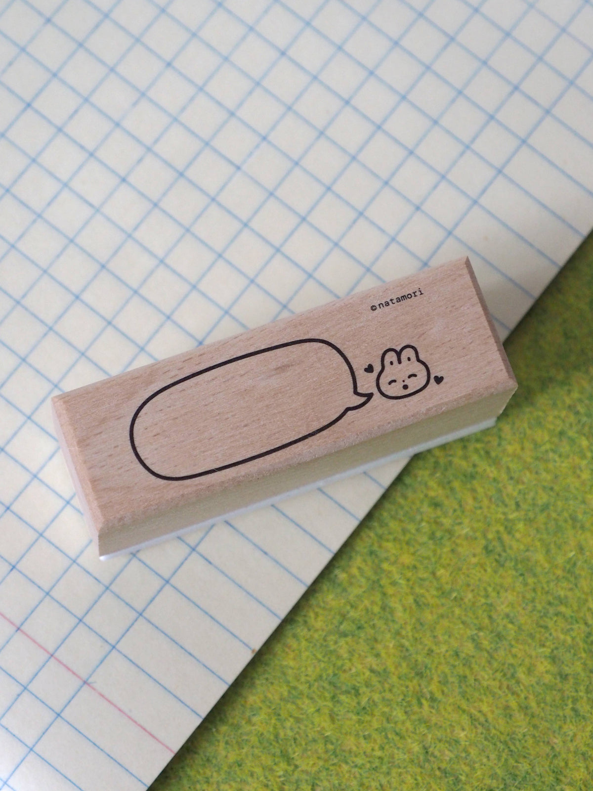 Bunny Bubble Notes Stamp