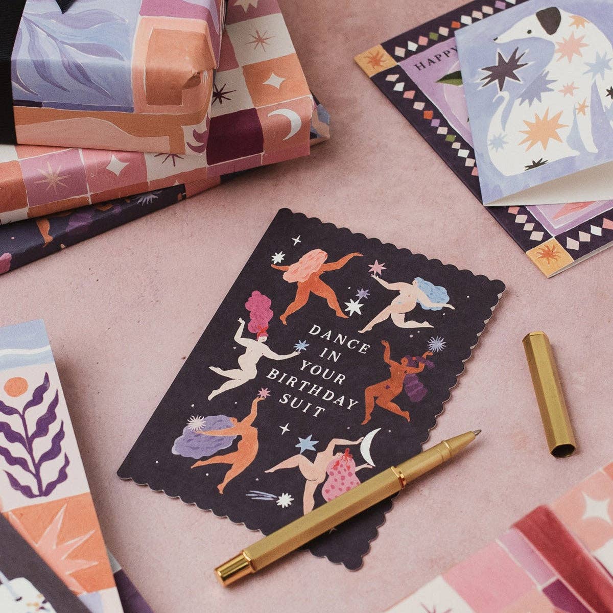 Birthday Suit Birthday Card
