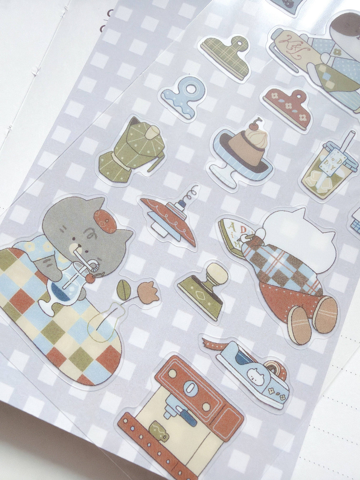 Cafe Journaling Sticker Sheet