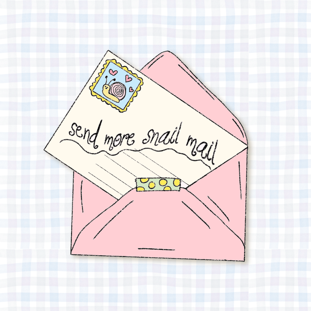 More Snail Mail Vinyl Sticker