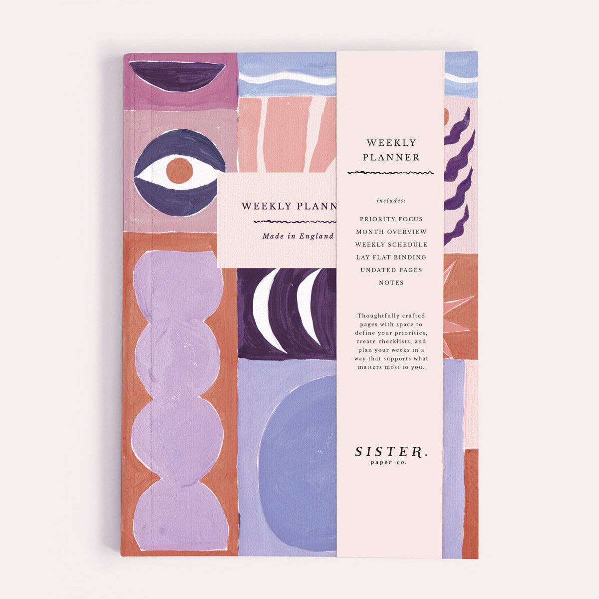 Studio Abstract Undated Weekly Planner