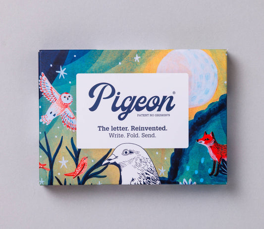 Harvest Moon Pigeon, Folding Letter Pack, Pack of 6