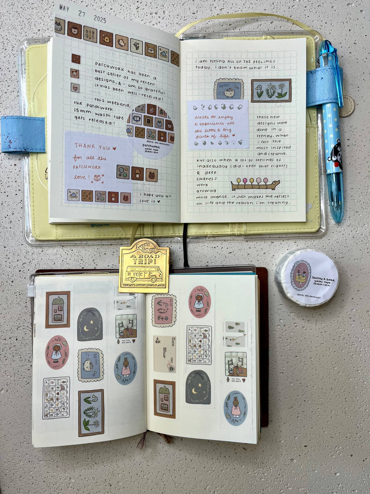 Bunny and Bear Washi Tape