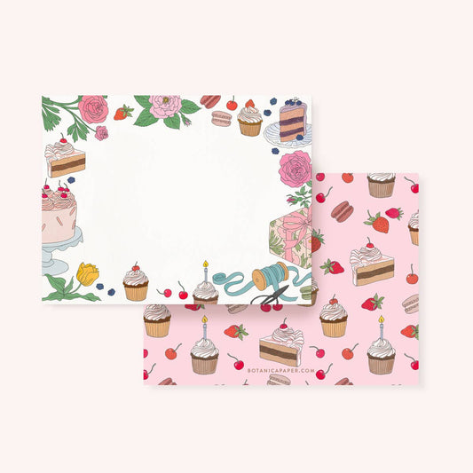 Birthday Treats Notecards | Set of 4